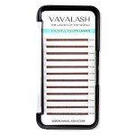 Colored Lash Extensions 0.07mm C Curl White Individual Volume Lashes Extensions 8-15 Mix Length Color Eyelash Extensions for Salon (White 0.07-C, 8-15mm)