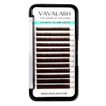 VAVALASH Colored Lash Extensions 0.07mm CC Curl Brown Individual Volume Lashes Extensions 13-20mm