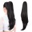 ShulaSHOP ponytail extension,24 claw clip hair extensions ponytail Long straight Hair Extension Natural Looking Synthetic Hairpiece for Women Natural Black