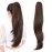 ponytail extension,24 claw clip hair extensions ponytail Long straight Hair Extension Natural Looking Synthetic Hairpiece for Women Medium Brown