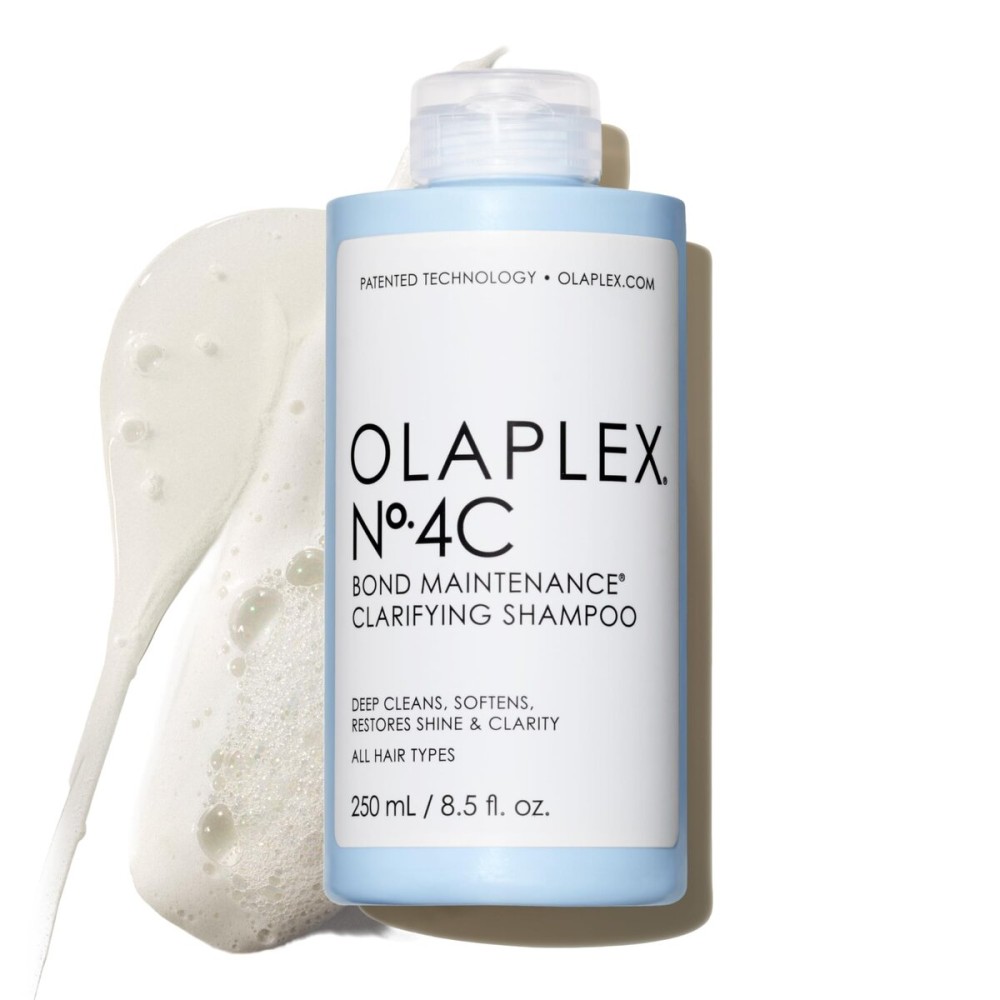 Olaplex N. 4C Bond Maintenance Clarifying Shampoo: Removes Buildup & Restores Vibrant Hair | Deep Cleanses without Stripping | For Coily, Curly, Straight, and Wavy, 8.5 fl oz