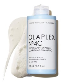 Olaplex N. 4C Bond Maintenance Clarifying Shampoo: Removes Buildup & Restores Vibrant Hair | Deep Cleanses without Stripping | For Coily, Curly, Straight, and Wavy, 8.5 fl oz