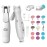Royal Angels Rechargeable Baby Nail Clippers 20 in 1, Safe Electric Nail Trimmer, Baby Nail Kit, Additional Replacements, Newborn Toddler Toes and Fingernails, Trim and Polish (Rechargeable, Snow)