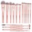 Makeup Brush Set, MAANGE 18 Pcs Premium Synthetic Makeup Brushes Set Soft Foundation Powder Eyeliner Eye Shadow Make up Brushes Professional (Pink)