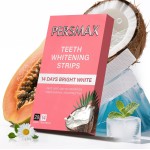 PERSMAX Teeth Whitening Strips for Sensitive Teeth Enamel Safe Smile Whitening Kit, 28 Strips 14 Treatments, No-Slip Remove Coffee Wine Smoking Stains Professional