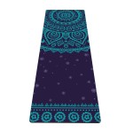 nuveti Yoga Mat Print Extra Thick TPE Non Slip Fitness Exercise Mat with Carrying Bag,72x24 Extra Thick 6MM Exercise & Workout Mat for Yoga, Pilates Fitness and Floor Exercises