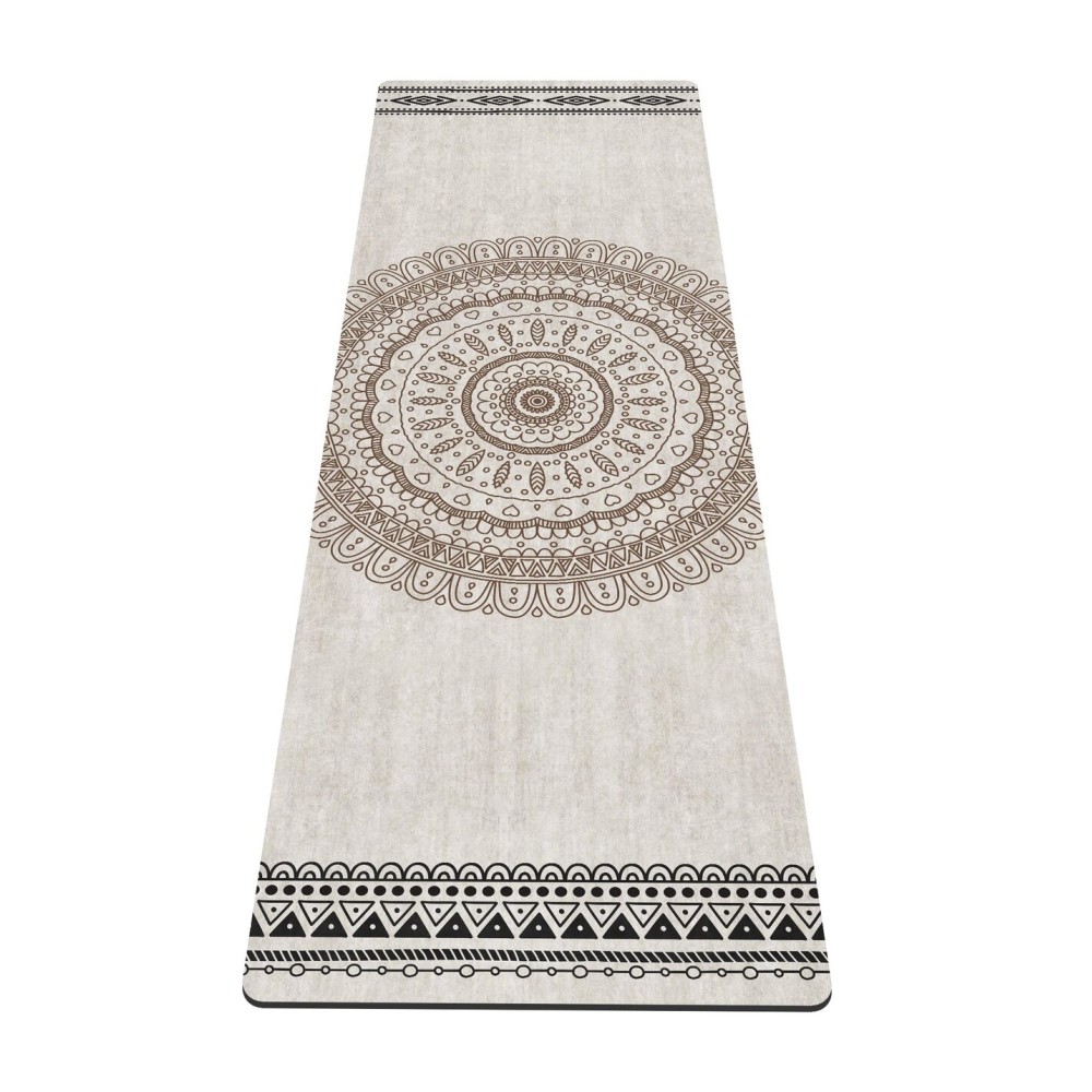 nuveti Yoga Mat Print Extra Thick TPE Non Slip Fitness Exercise Mat with Carrying Bag,72x24 Extra Thick 6MM Exercise & Workout Mat for Yoga, Pilates Fitness and Floor Exercises