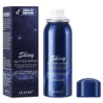 Lezero Body Glitter Spray, Temporary Shiny Hairspray for Face, Hair, Clothing, Long Lasting Quick-Drying Shimmer Mist for St. Patrick\'s Day, Music Festival Rave, Nightclub Party, Prom, 2oz