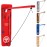 GoSports Hook 21 Wall Mounted Ring Swing Game with Foldable Arm - Play Indoors or Outdoors
