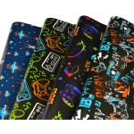 Titiweet Gaming Birthday Wrapping Paper for Boys Girls, 12 Sheets Video Game Wrapping Paper for Game Lover, 20 x 28 Inches Per Sheet