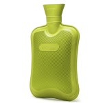 HomeTop Premium Classic Rubber Hot Water Bottle (Green)
