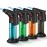 Samniu 4 Pack of Torch Lighter, Jet Flame, Butane gas, Mini Refillable Windproof Lighters, for candle, fireplace, grill (Gas not Included)