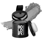BOLDIFY Hairline Powder (LARGE, 10g) - Root Touch Up Hair Color for Gray Coverage - Bald Spot Concealing Hair Powder for Women & Men - 24-Hour Stain-Proof - Gray
