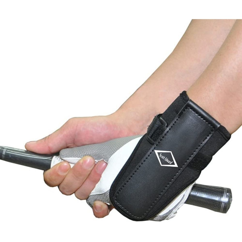 Scott Edward Golf Wrist Brace Swing Training Correct Aid Equipment Wrist Connect-Easy Correct Training Swing Gesture Alignment Practice Tool for Golf Beginners