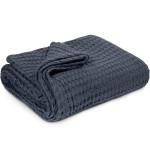 Simka Rose Waffle Baby Blanket Cotton Soft Breathable Swaddle Blanket for Nursery, Stroller & Crib Blanket - Receiving Blankets for Boys & Girls Gender Neutral Toddler Blanket