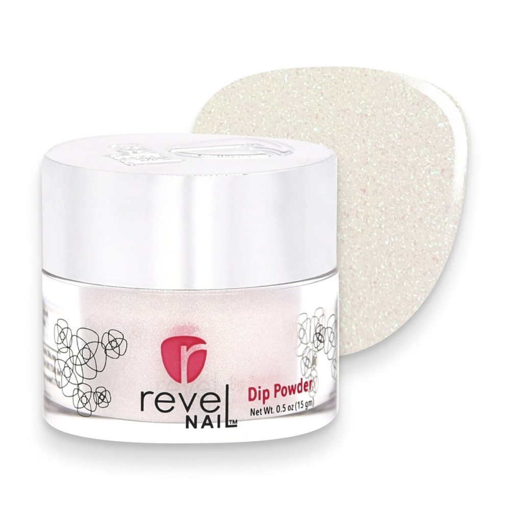 Revel Nail Dip Powder - Sparkly Powder for Nails, Sheer Dip for DIY Nails, Professional Nail Dipping Powder, Nail Art Supplies - Margo, 1 Oz