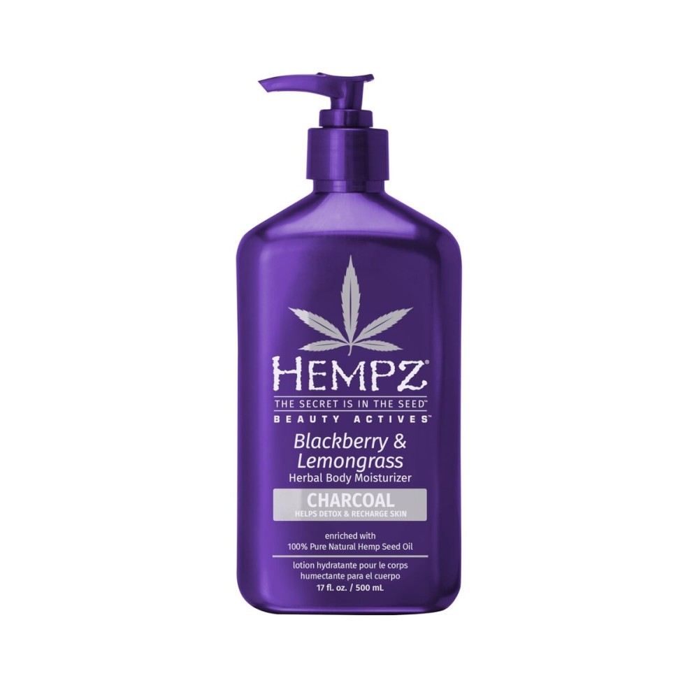 HEMPZ Body Lotion - Blackberry & Lemongrass Daily Moisturizing Cream, Shea Butter Hand and Body Moisturizer - Hemp Lotion - Skin Care Products, Hemp Seed Oil - 17 oz.