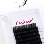 Lash Extensions 9-17mm C Curl Silk Classic Soft Faux Mink Mixed Tray Eyelash Extension Supplies (0.20-C, 9-17mm)