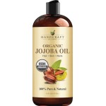 Handcraft Blends USDA Organic Jojoba Oil | Cold-Pressed | 16 Fl Oz | 100% Pure & Natural | for Hair, Skin & Face | Premium Grade Carrier Oil | for Massage & Aromatherapy | Hexane-Free