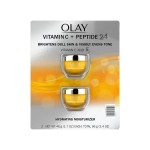 Olay Regenerist Vitamin C + Peptide 24 Face Moisturizer, 1.7 Ounce (2 Count)
