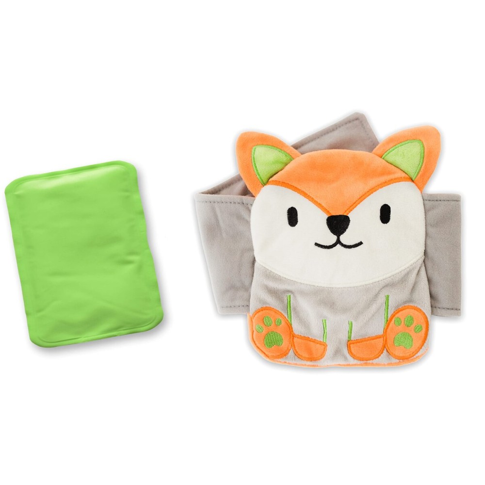 Baby Colic, Gas and Upset Stomach Relief, Baby Heated Tummy Wrap for Newborns - Belly Hugger - Infant Swaddling Belly Belt, Heating Pad with Soothing Warmth for Fussy Infants (Fox)