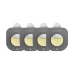 simplehuman Odorsorb Pod Refill Pack - Natural Plant-Based, Fragrance-Free Trash Can Odor Eliminator Refills for Trash Cans, Odor Control Pods for Closed-Lid Trash Cans (4 Pods)