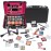 SHANY Carry All Make up Train Case with Pro Makeup Set, Beauty Brushes, Lipsticks, Eye Shadows, Blushes, Powders, and more - Reusable Cosmetics Storage Organizer - Premium Gift Packaging - Pink