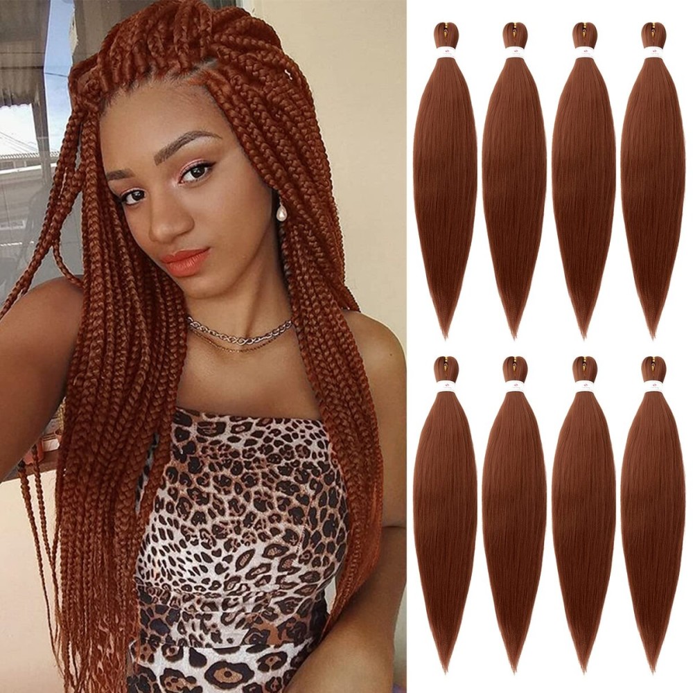 Beyond Beauty Braiding Hair pre stretched, Braids Synthetic Fiber Ombre Yaki Texture, Natural Easy Twist Braids Crochet Hair Hot Water Setting hair extensions