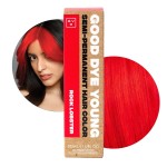 Good Dye Young Semi Permanent Hair Dye (Rock Lobster Red) - Conditioning Red Hair Dye - PPD free & Vegan - Lasts 15-24+ Washes for Streaks and Strands