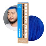 Good Dye Young Streaks and Strands Semi-Permanent UV-Protective Conditioning Hair Color (Blue Ruin) - PPD-Free, Cruelty-Free & Vegan, Lasts 15-24+ Washes