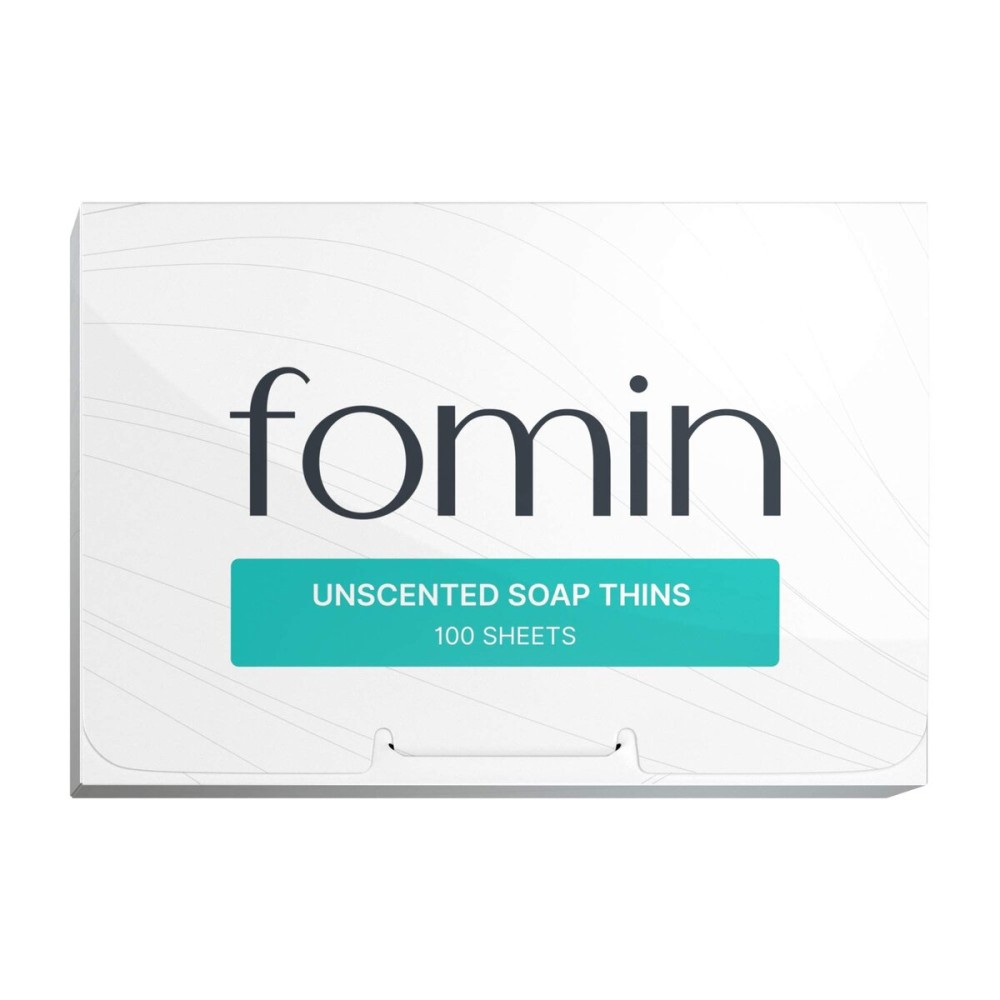 FOMIN - Antibacterial Paper Soap Sheets for Hand Washing - (100 Sheets) Unscented Portable Travel Soap Sheets, Dissolvable Camping Mini Soap, Portable Hand Soap sheet