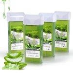 Liddy Dance Hair Removal Wax, Wax Refill, Soft Wax Roller Cartridge for Roll on Waxing Kit, Aloe Depilatory Rolling Wax for Sensitive Skin, 4 Pack (14.1 OZ)