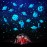 Glow in The Dark Stars for Ceiling, Solar System Wall Stickers for Kids, Planet Wall Decals, Glowing Stars, Space Decor for Boys Room, Galaxy Astronaut Rocket Spacecraft Alien Decoration (Blue)