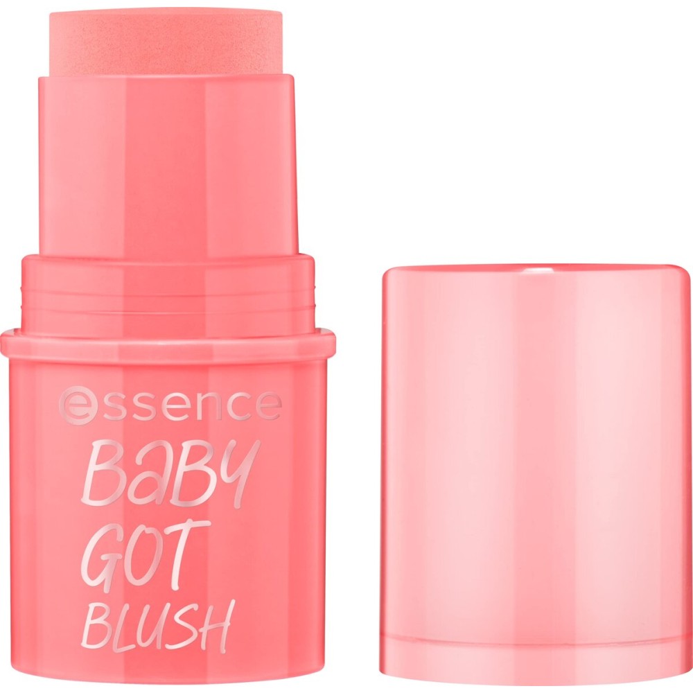 essence | Baby Got Blush | Easy to Apply & Blend Pigmented Cream Blush Stick | Vegan & Cruelty Free | Free From Gluten, Parabens, & Microplastic Particles (20 | Peaches & Cream)