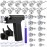 Self Ear Piercing Gun Kit with 12 Pairs of CZ Ear Stud Piercing Tools with Multi-Purpose Ear Gun for Salon and Home Use