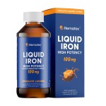 Iron Supplements for Men High Potency Liquid Iron for Adults by Hematex - 100mg Polysaccharide Iron Complex Iron Supplements for Anemia and Iron Deficiency