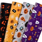 PlandRichW Halloween Wrapping Paper 12 Sheets Folded for Boys Girls Kids Man Women,Pumpkin Spooky Witch Hat Bat Halloween Decorations,Holiday,Party,Baby Shower Present Packing Each 20 X 29