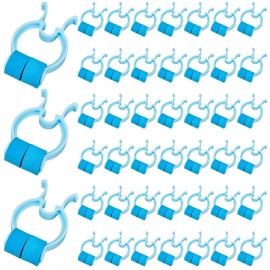 Frienda 60 Pcs Professional Nose Stop Clips Plastic Foam Nosebleed Stopper Clips for Adults Accidental Emergency Condition Swimming(Blue)
