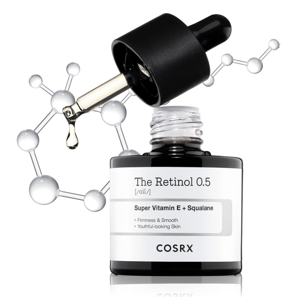 COSRX Retinol 0.5 Oil, Anti-aging Serum with 0.5% Retinoid Treatment for Face, Reduce Wrinkles, Fine Lines, Gentle Skincare for Day & Night, Not Tested on Animals, Korean Skin Care, Stocking Stuffers