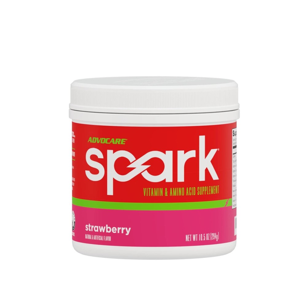AdvoCare Spark - Energy Drink Mix - Vitamin & Amino Acid Supplement - Supports Energy & Focus - Portable Immune Support - Sugar-Free - Strawberry
