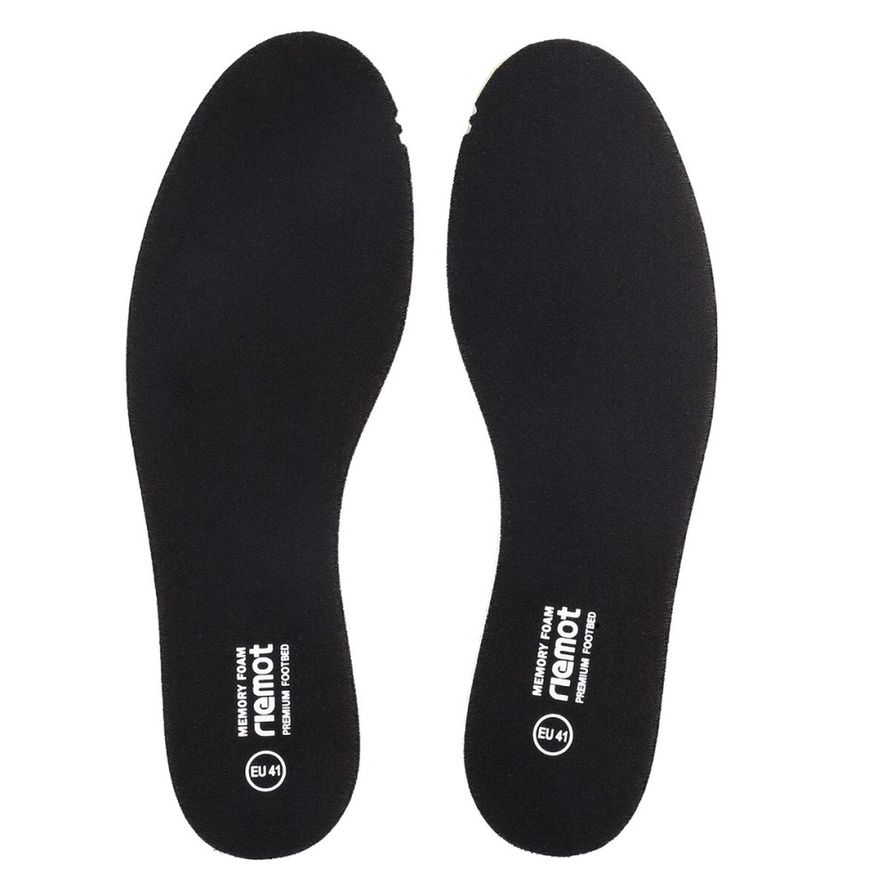 riemot Memory Foam Insoles for Women Men Super Soft Replacement Innersoles for Slippers Sneakers Running Shoes Boots Liners Comfort Cushioning Shoe Insert Black EU 37, 6 Women/3 Men