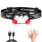 Lsnisni 9 LED Headlamp Rechargeable, 2000 Lumen Super Bright 10 Modes Motion Sensor Head Lamp with White Red Light, Ultralight and Waterproof Headlight Flashlight with USB C Cable for Camping Hiking