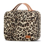 Bosidu Hanging Travel Toiletry Bag, Large Capacity Cosmetic Travel Toiletry Organizer for Women with 4 Compartments & 1 Sturdy Hook, Perfect for Daily Use/Valentines\' Day