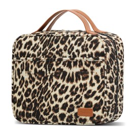 Bosidu Hanging Travel Toiletry Bag, Large Capacity Cosmetic Travel Toiletry Organizer for Women with 4 Compartments & 1 Sturdy Hook, Perfect for Daily Use/Valentines\' Day