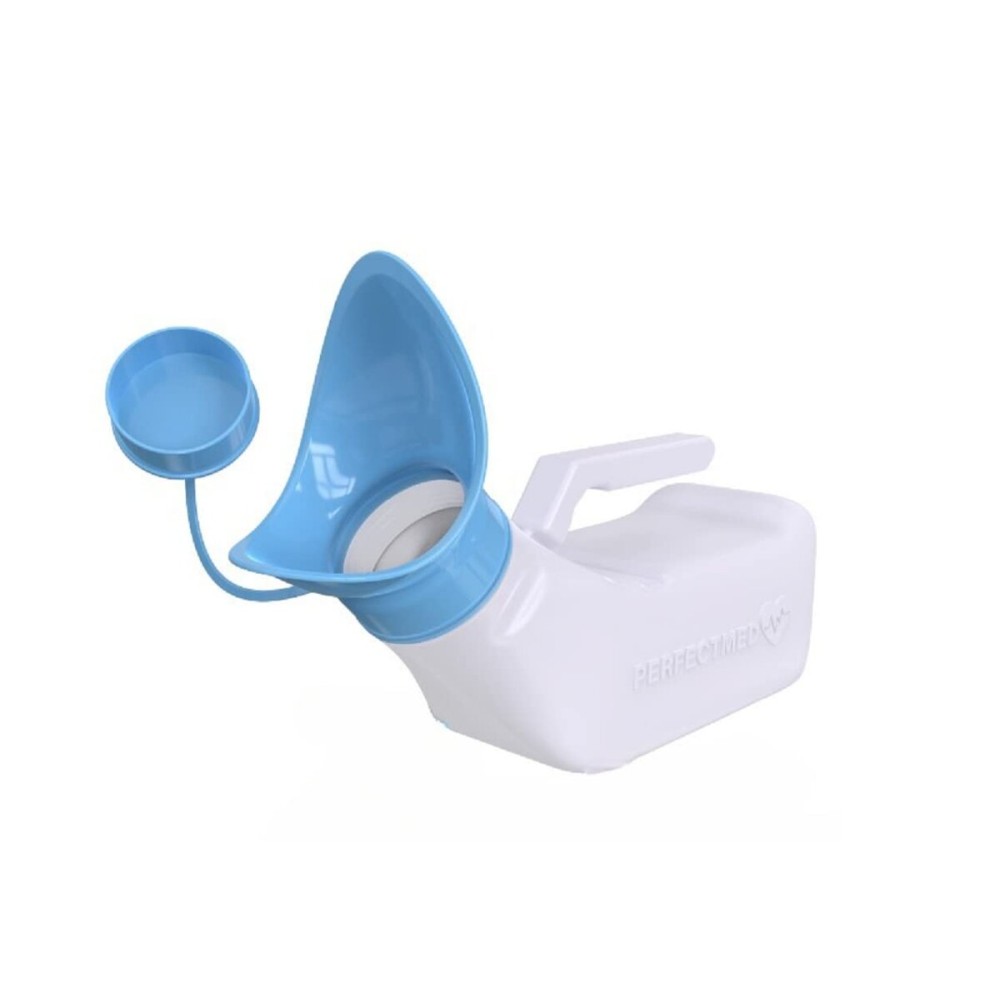 Female Urinal Spill Proof 32 oz (1 Pack) - Urinal for Women - Pee Funnel - Women Bed Pan - Portable Urinals for Women - Sturdy Female Urination Device for Car Travel, Road Trip Essentials