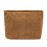 PAZIMIIK Makeup Bag Large Zipper Corduroy Make Up Pouch for Purse Travel Canvas Cosmetic Organizer for Women Brush Storage,Brown