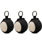 WK IEASON Lip Balm Holder Sleeve with Keychain Lipstick Sleeve Holder Tight-knit Elastic Holder for Ball Lip Balm Lipstick Holder Keychain (Blackx3)