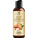 Handcraft Blends Sweet Almond Oil - 4 Fl Oz - 100% Pure and Natural - Premium Grade Carrier Oil for Skin and Hair - Hair and Body - Massage - Hexane-Free