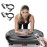 Natini Vibration Plate Exercise Machine - Whole Body Workout Vibration Platform Lymphatic Drainage Machine for Weight Loss Home Fitness with Resistance Bands Remote - Black