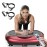 Natini Vibration Plate Exercise Machine - Whole Body Workout Vibration Platform Lymphatic Drainage Machine for Weight Loss Home Fitness with Resistance Bands Remote - Red